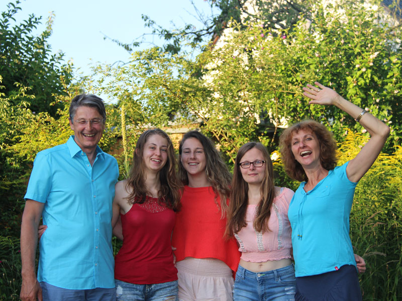 Deutsche Gastfamilie mit südafrikanische Schülerin
